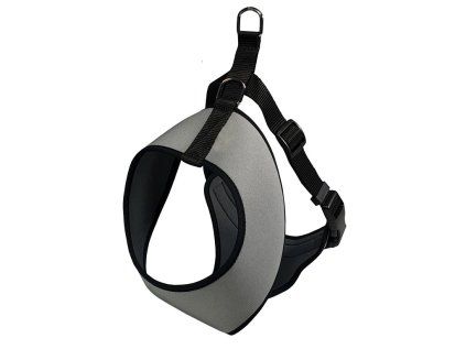 Huhubamboo postroj do auta neopren šedý | S