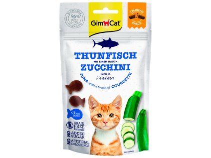 GimCat Crunchy Snacks tuňák a cuketa 50 g