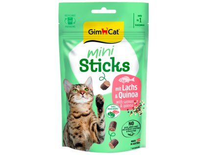 GimCat Mini Sticks losos & quinoa 50 g