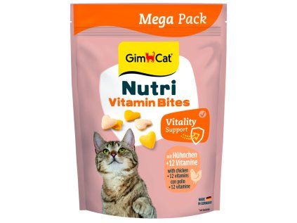 GimCat Nutri Multi-Vitamin Bites tablety s kuřetem 425 g