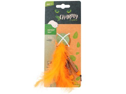 Oranžová hračka pro kočky s catnipem M-Pets