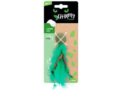 Zelená hračka pro kočky s catnipem M-Pets