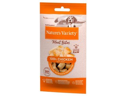 Lyofilizované kuřecí kousky pro psy Nature's Variety 20 g