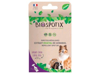 Repelentní spot-on pro psy Biogance Biospotix L-XL