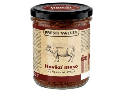 Sklenice Fresh Valley s hovězím masem 400 g
