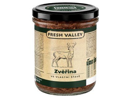 Sklenice Fresh Valley se zvěřinou 400 g