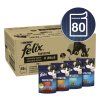 Felix Fantastic Multipack 1 (80 x 85 g) hovězí/kuře/tuňák/treska v želé